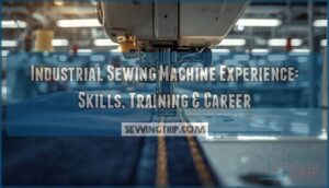 industrial sewing machine experience industrial sewing machine experience