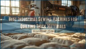 industrial sewing machine quilting thick materials