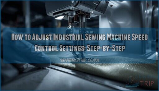 industrial sewing machine speed control settings