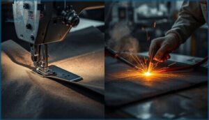 industrial sewing vs. welding