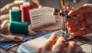 installing needle and thread installing needle and thread