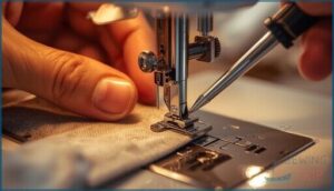 installing the new needle correctly installing the new needle correctly