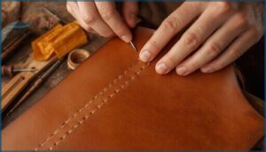 keeping stitches even and tight