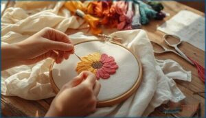 key techniques taught in beginner embroidery kits