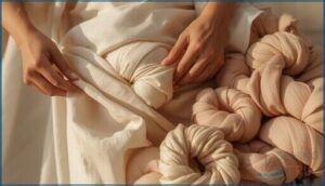 knotting and fabric twisting for dimension knotting and fabric twisting for dimension