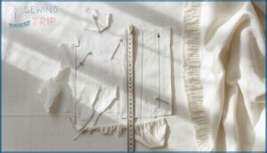 laying out fabric and pattern correctly