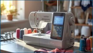 lcd display and stitch selection