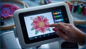 lcd touch screens and on-screen editing