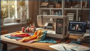 learning to sew on your own