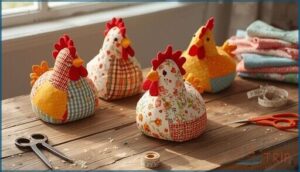 little chicken bean bags