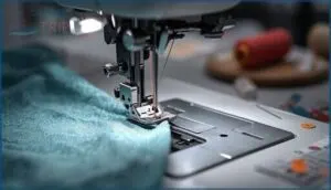 maintaining tension and feed dogs