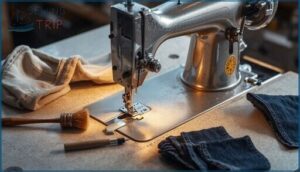 maintenance and care for denim sewing machines