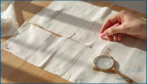 marking notches, darts, and seam allowances