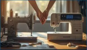 mechanical vs. computerized sewing machines
