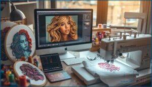 methods to digitize photos for embroidery