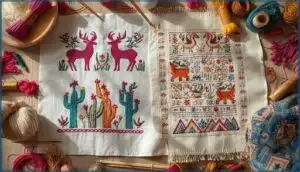 mexican otomi and cross-stitch mexican otomi and cross-stitch