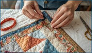 mitering corners for a neat finish