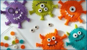 mix-n-match felt monsters mix-n-match felt monsters