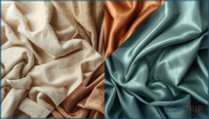 natural vs. synthetic fabrics