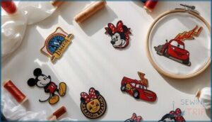 number and variety of licensed disney designs