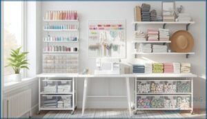 organizing your sewing room for efficiency