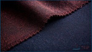 overlocking and zigzag for fray prevention