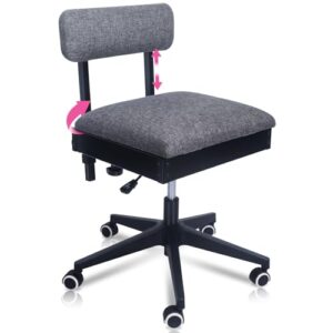 10 Best Comfortable Sewing Chair Recommendations (2026) 2 Pink Power Sewing Chair with B0CTN1Z1M1