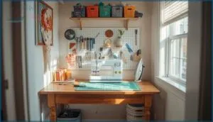 planning a functional small quilting space