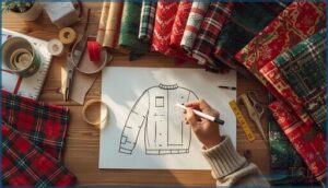 planning your sweater design and layout planning your sweater design and layout