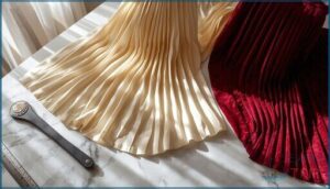 pleating for texture and volume pleating for texture and volume