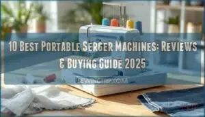portable serger machine options