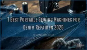 portable sewing machine for denim repair
