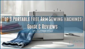 Top 9 Portable Free Arm Sewing Machines: Guide & Reviews 1 portable sewing machine free arm sewing