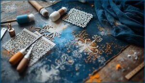 pouncers and stencils