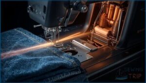 powerful motor and high sewing speed powerful motor and high sewing speed