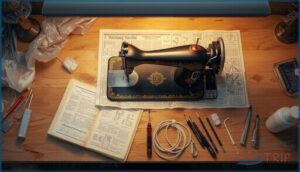 preparing the sewing machine for cleaning preparing the sewing machine for cleaning