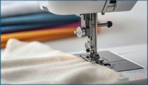 preset stitch length and width