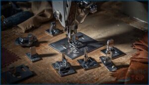 presser foot sets and sewing machine heads presser foot sets and sewing machine heads