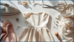 professional finishing techniques for dresses