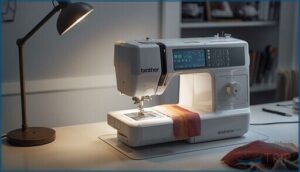 quick-set bobbin and led work area