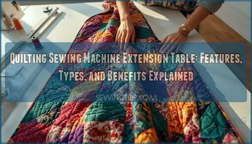 quilting sewing machine extension table