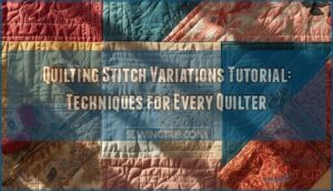 quilting stitch variations tutorial
