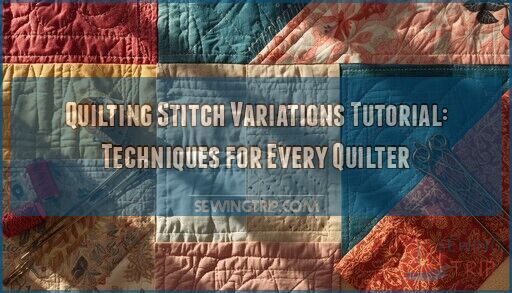 quilting stitch variations tutorial