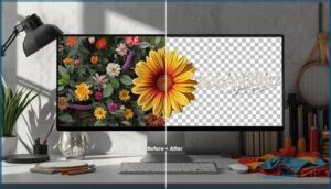 removing backgrounds for cleaner designs