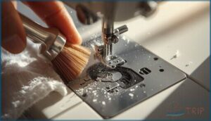 removing lint and dust from key areas removing lint and dust from key areas