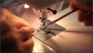 removing the old needle removing the old needle