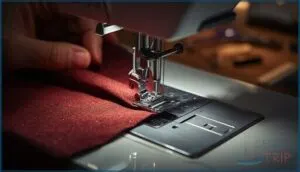 repairing fabric feeding problems