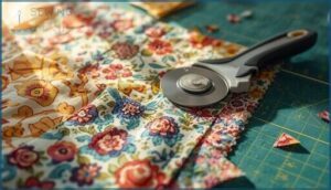 rotary cutters and cutting mats