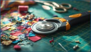 rotary cutters for clean fabric cuts