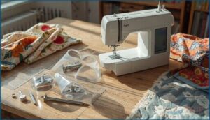 ruler work and quilting attachments